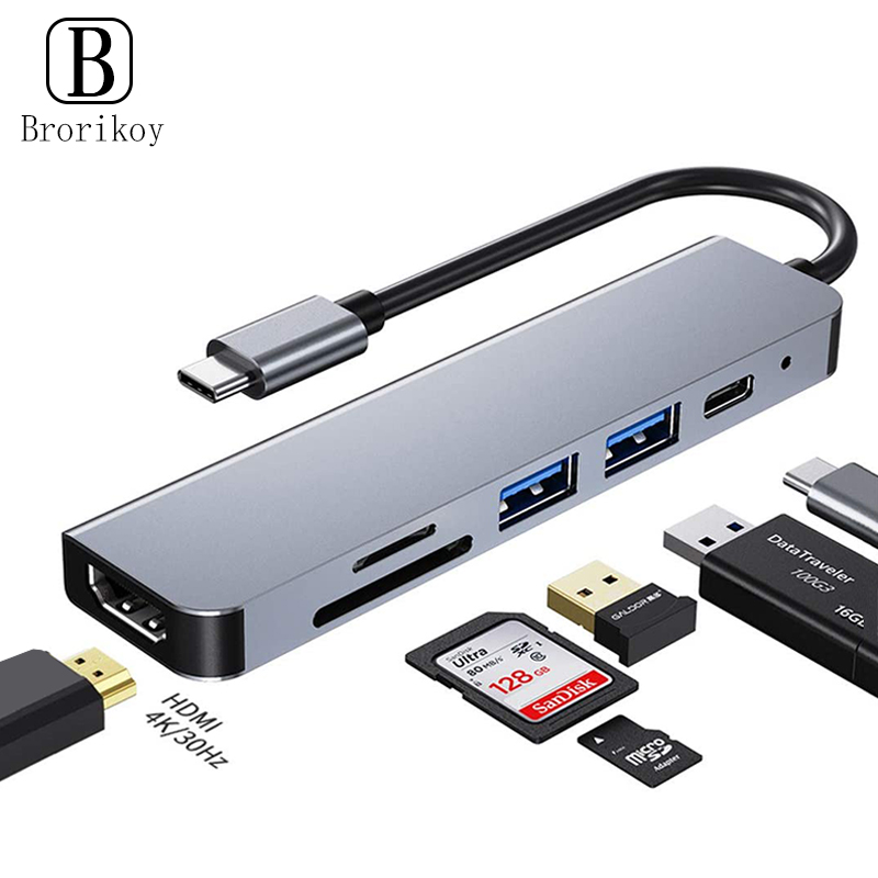 6 In 1 PD Type C Docking Stati - Usb C Docking Hub ulasan dan harga