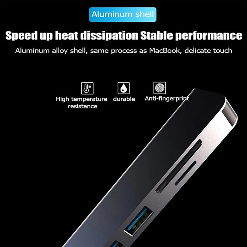 6 In 1 PD Type C Docking Stati - Usb C Docking Hub ulasan dan harga