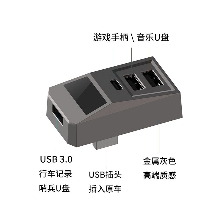USB Hub Car Glove Box Docking  - Usb C Docking Hub ulasan dan harga