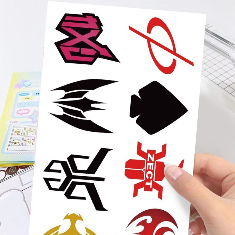 60 Sheets Kamen Rider Logo Sti - Laptop Accessories All ulasan dan harga