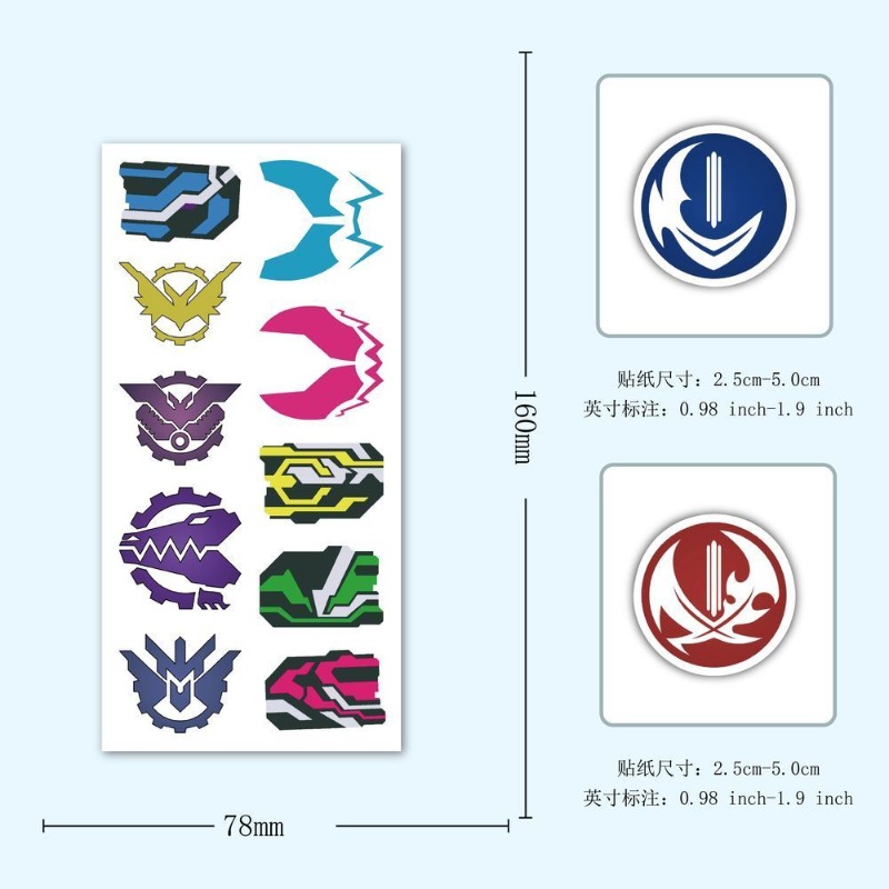60 Sheets Kamen Rider Logo Sti - Laptop Accessories All ulasan dan harga